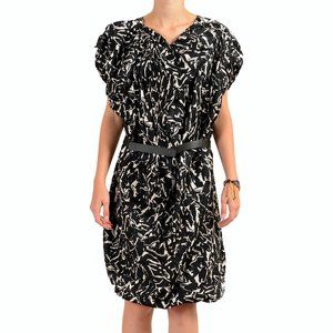 Viktor & Rolf Women's Multi-Color Belted Shift Dress US XL IT 46